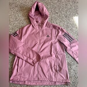 Adidas Pink Hooded Jacket